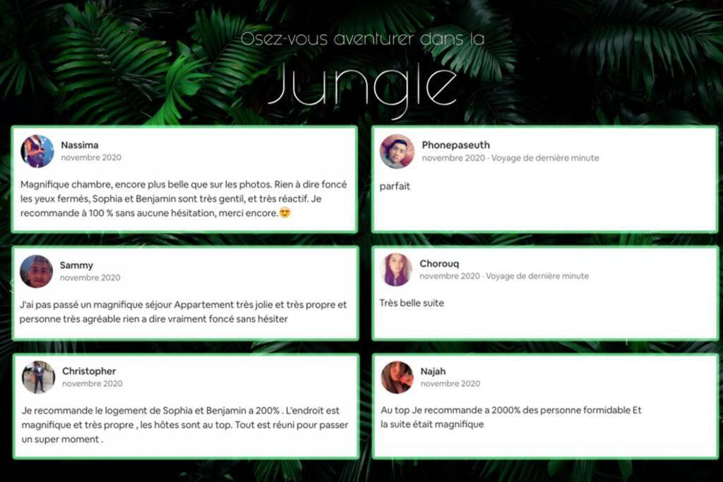 Secret Suite "Jungle" - Jacuzzi Privatif - Gare Rer C - Proche Paris 奥尔日河畔布雷蒂尼 外观 照片